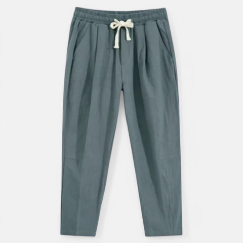 Claireve | Pantalon Décontracté Coton & Lin Homme – Fraîcheur Naturelle, Allure