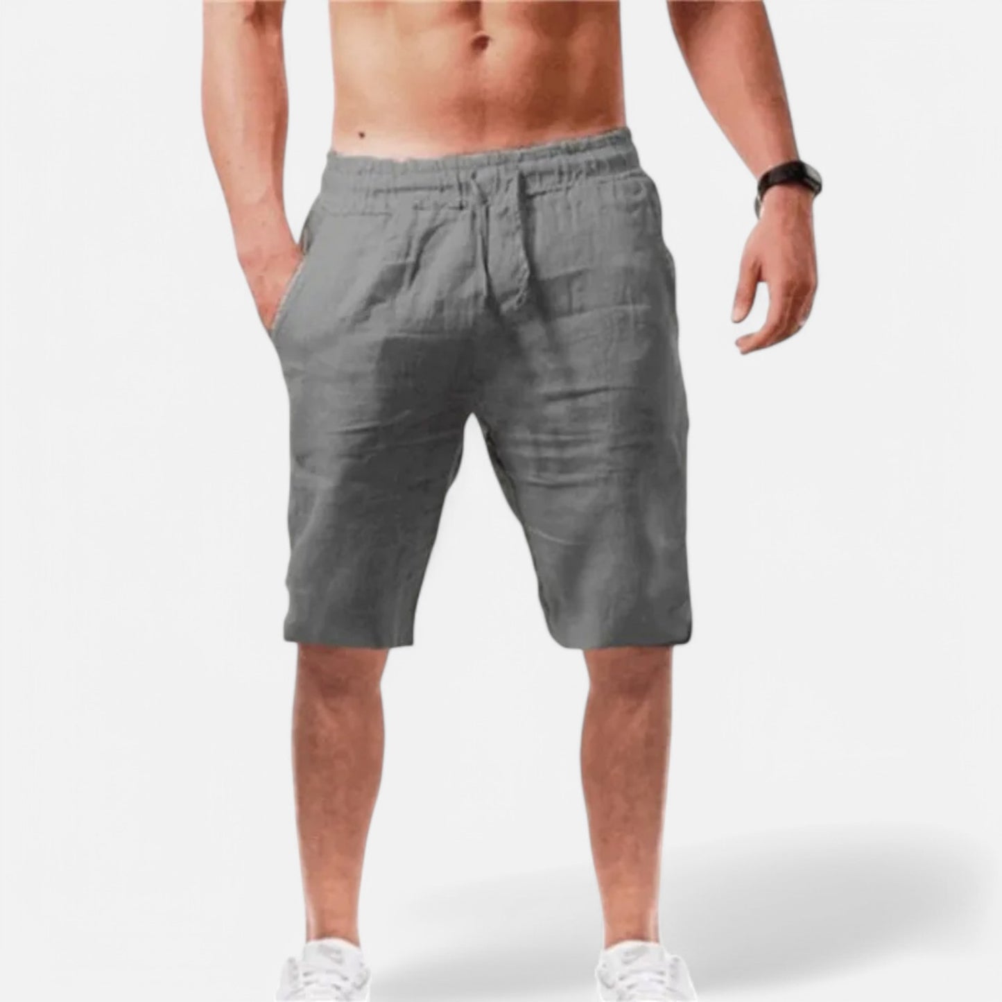 Claireve | Short Coton & Lin Homme – Fraîcheur Urbaine, Confort Estival