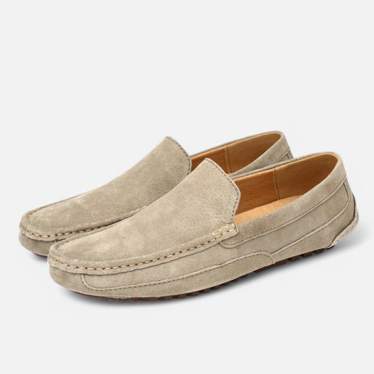 Claireve | Mocassins Homme en Daim – Artisanat Luxueux, Style Décontracté Élégant