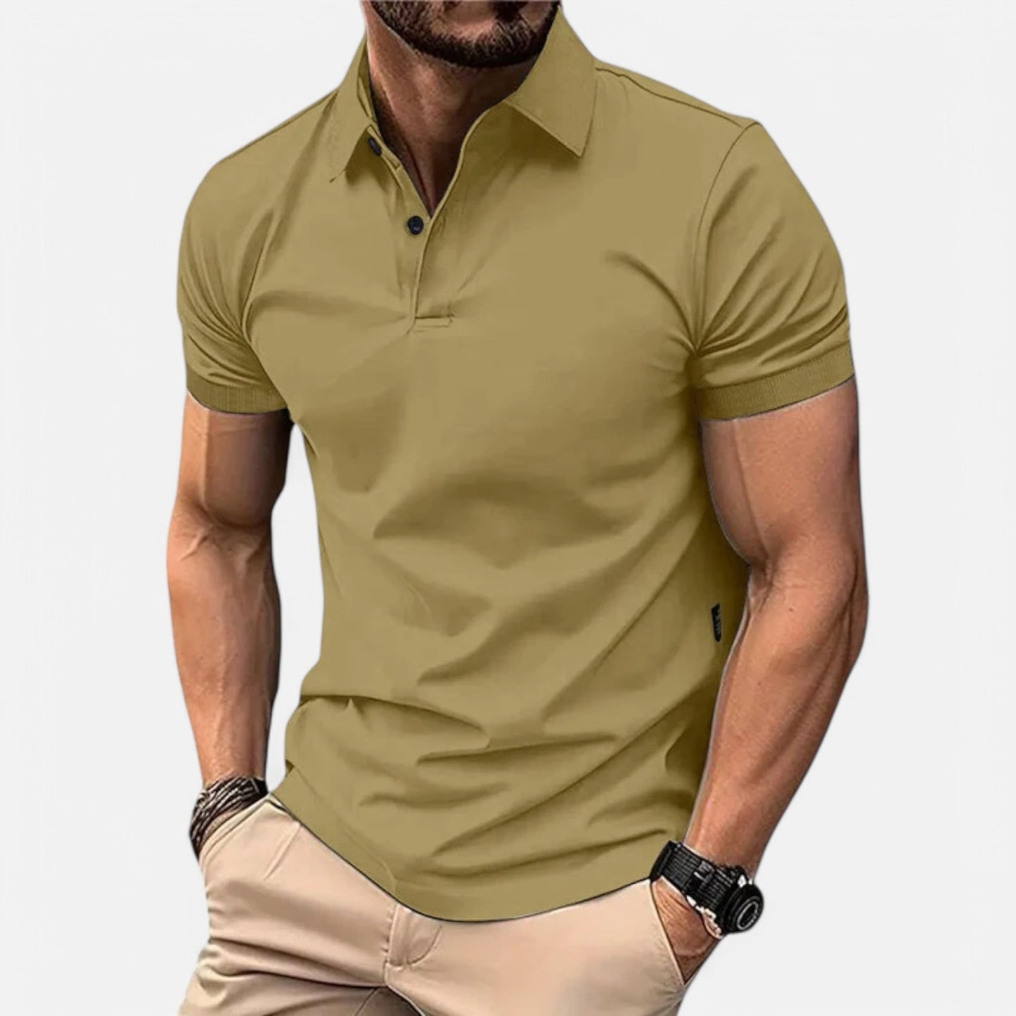 Claireve | Polo d’Été Homme – Sobriété Décontractée, Légèreté Streetwear