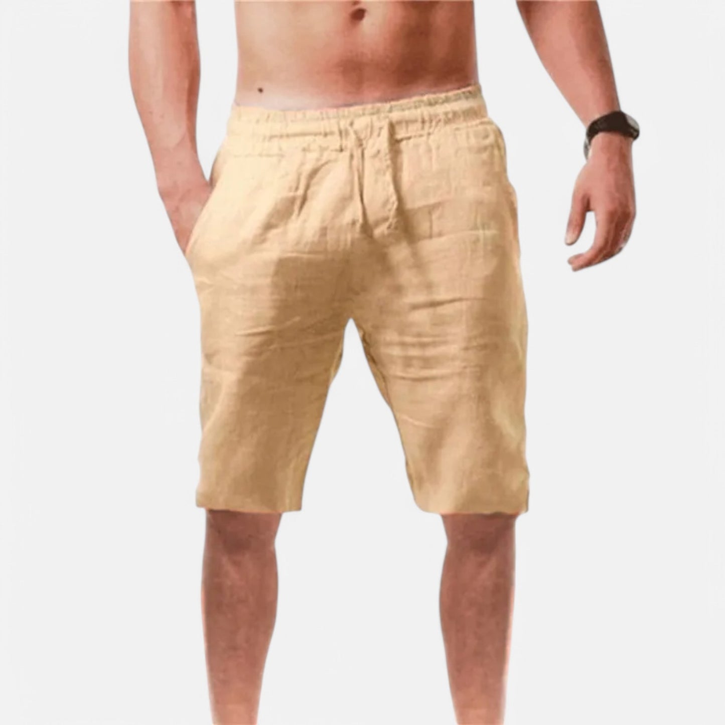 Claireve | Short Coton & Lin Homme – Fraîcheur Urbaine, Confort Estival