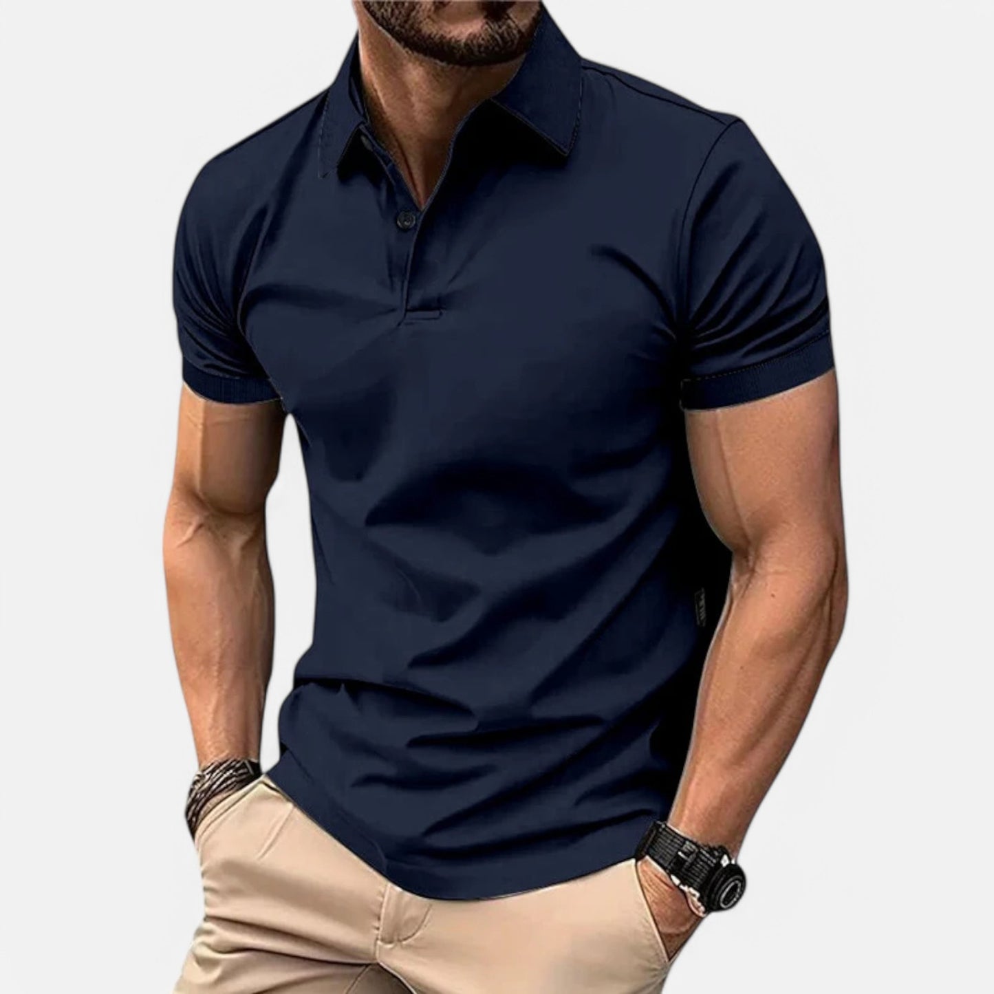 Claireve | Polo d’Été Homme – Sobriété Décontractée, Légèreté Streetwear