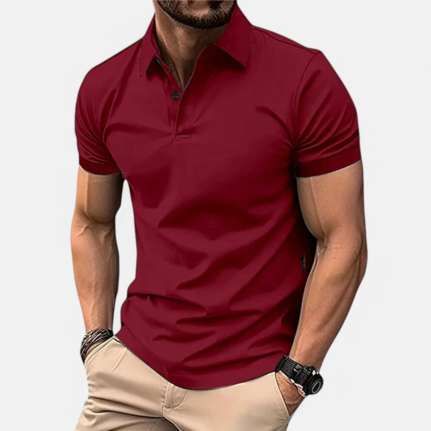Claireve | Polo d’Été Homme – Sobriété Décontractée, Légèreté Streetwear
