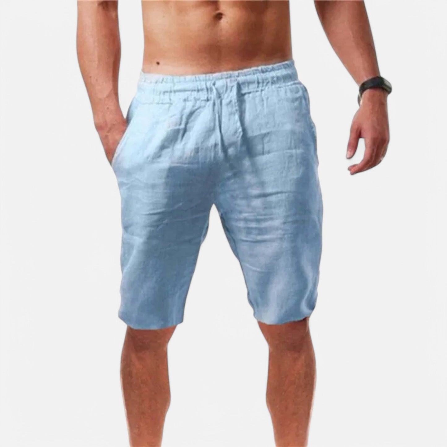 Claireve | Short Coton & Lin Homme – Fraîcheur Urbaine, Confort Estival