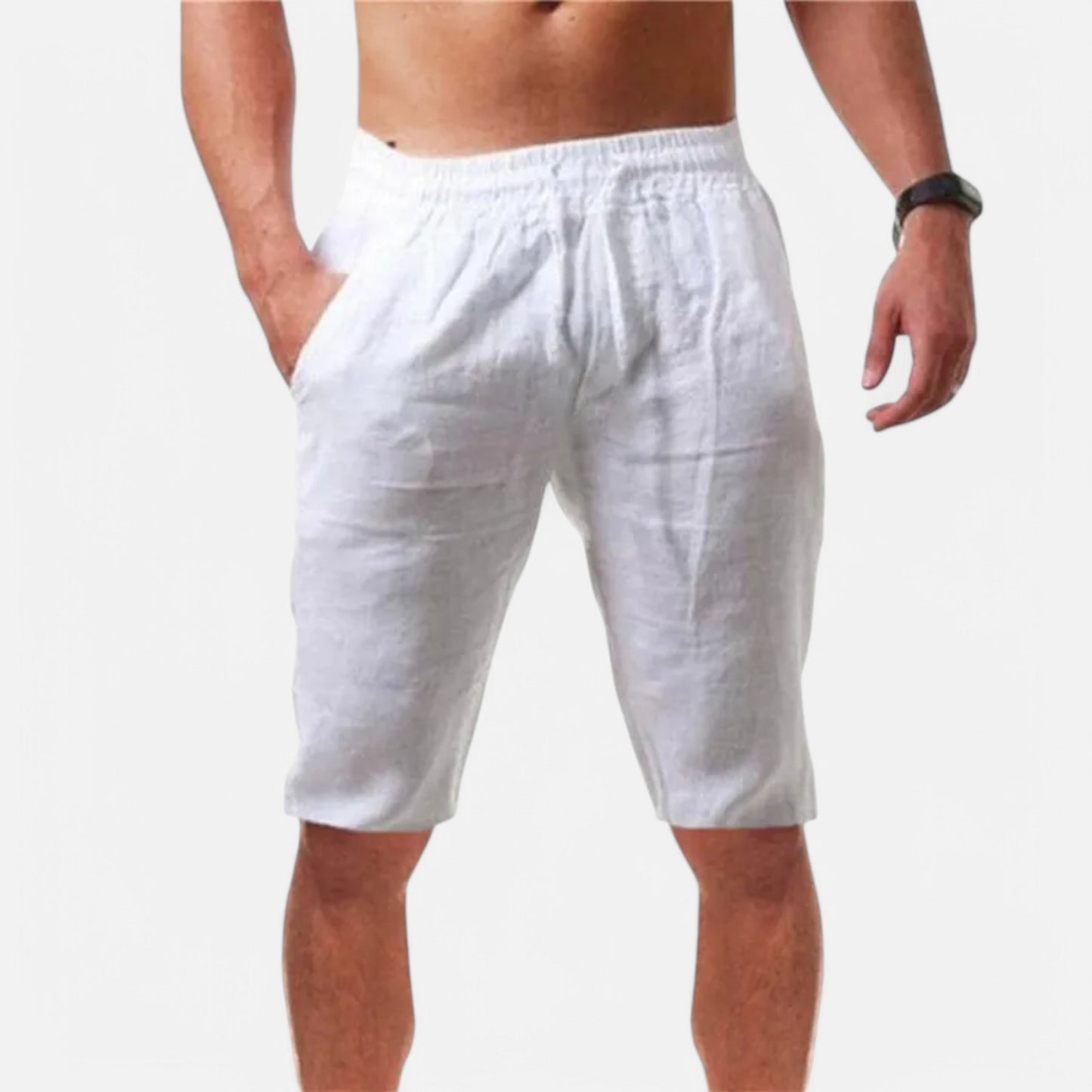 Claireve | Short Coton & Lin Homme – Fraîcheur Urbaine, Confort Estival