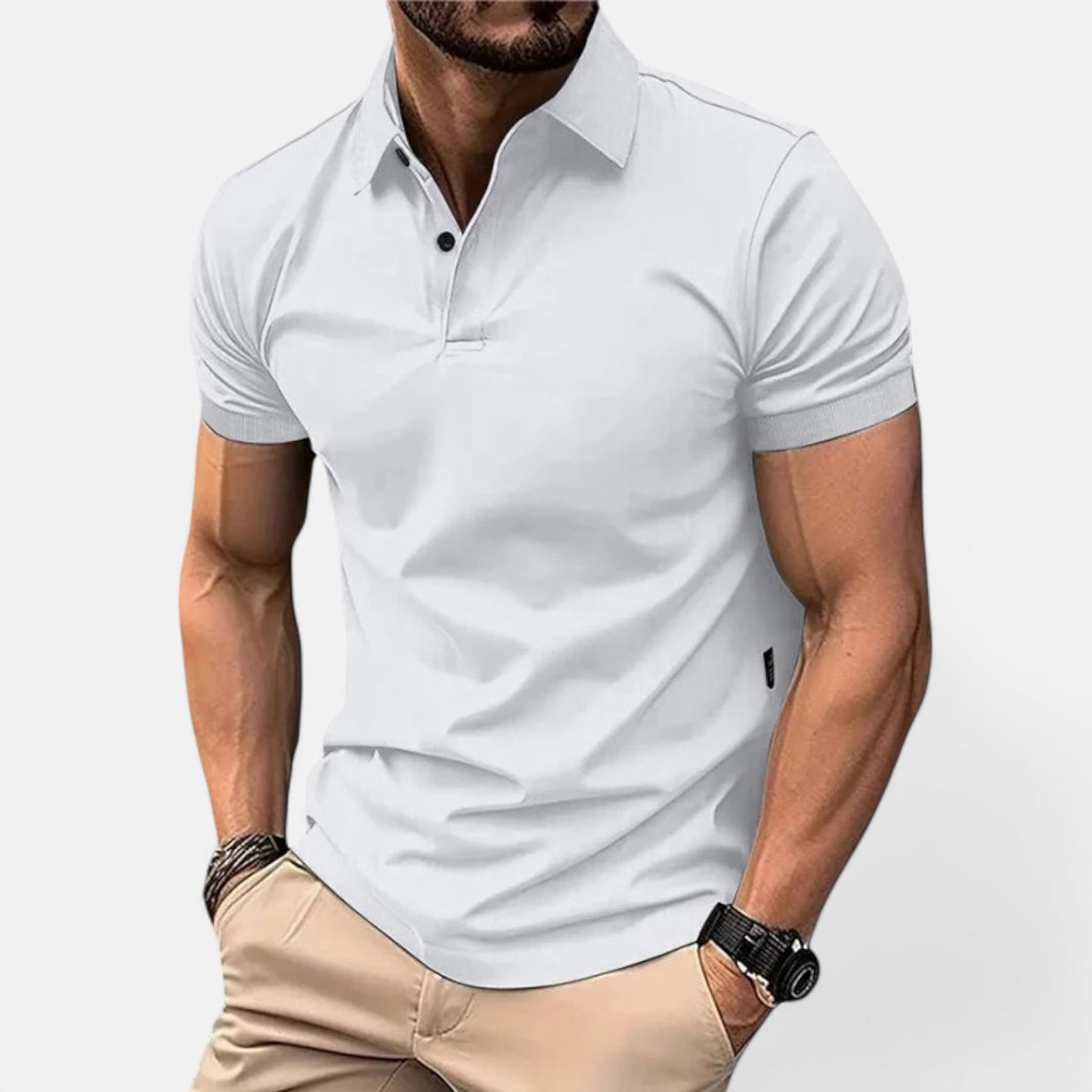 Claireve | Polo d’Été Homme – Sobriété Décontractée, Légèreté Streetwear